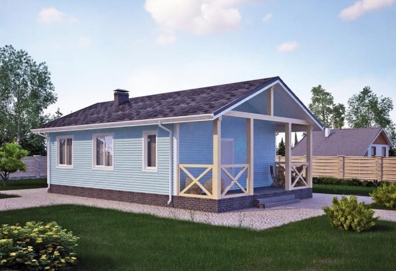 Каркасный дом 75 м2 КД-3 (комфорт) Каркасный дом 75 м2 КД-3 (комфорт) — изображение 2