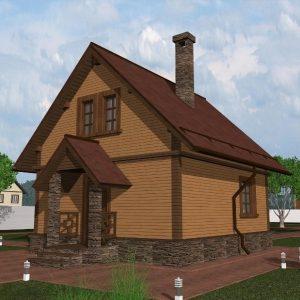 Каркасный дом 2 этажа 84 м2 КД-12 (комфорт)