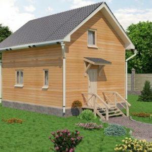 Каркасный дом 2 этажа 6х7,4 89м2 КД-15 (комфорт)