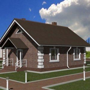 Каркасный дом 7,5х10 75м2 КД-33 (стандарт-комфорт)