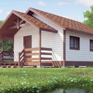 Каркасный дом 36 м2 КД-31